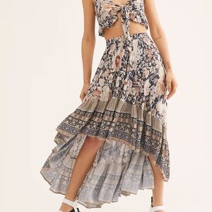 Spell x Free People Exclusive Castaway Skirt in Nightfall